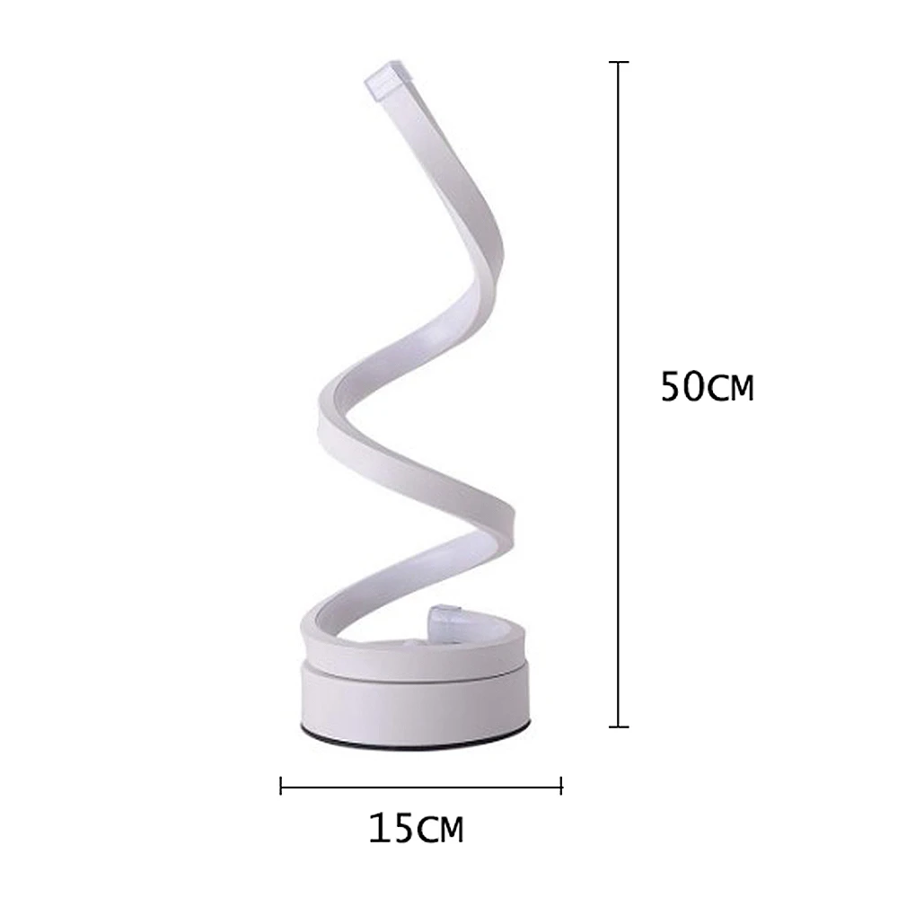 Conduziu a Lâmpada de Mesa Design Moderno Quarto Lâmpada Leitura Cabeceira Luz Estudo Olho Proteger Eua - ue Plug Dimable 6 Design moderno conduziu a lâmpada de mesa