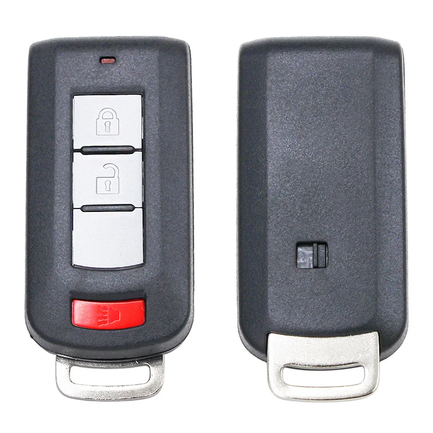 2/3/4 кнопки смарт дистанционные брелки для ключей в виде ракушки чехол для ключей для Защитные чехлы для сидений, сшитые специально для Mitsubishi Lancer Outlander ASX Eclipse Galant с аварийным ключом