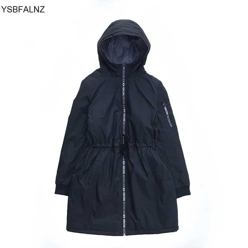 

Oversized Long Women's Windbreakerultra Light Cotton Padded Jacket Outdoor Windproof Waterproof Waist Slim Spring Autumn Coat