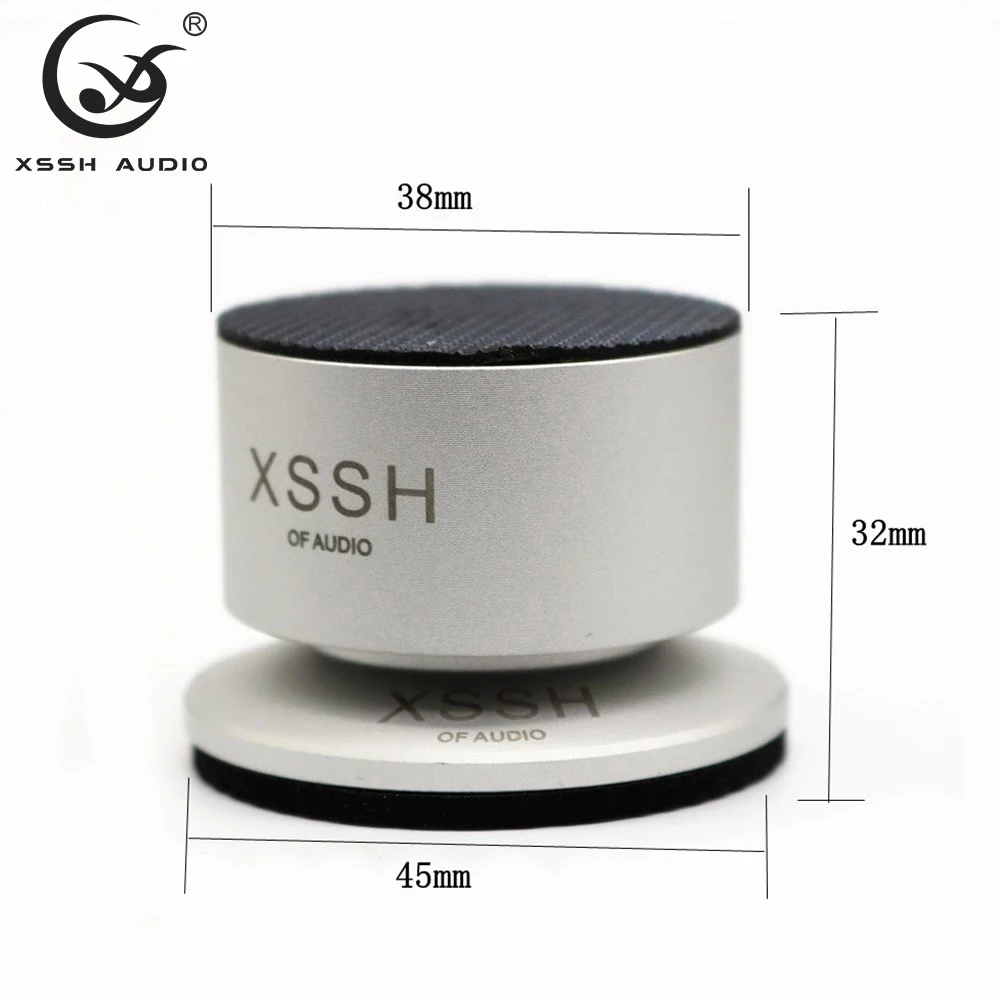 Bloco de Amortecimento de Mola Amplificador de cd de Áudio Xssh Unidades Novo Preto Choque Auditólico Espinho Alta Fidelidade Pés ia Peças 4 - Image 3
