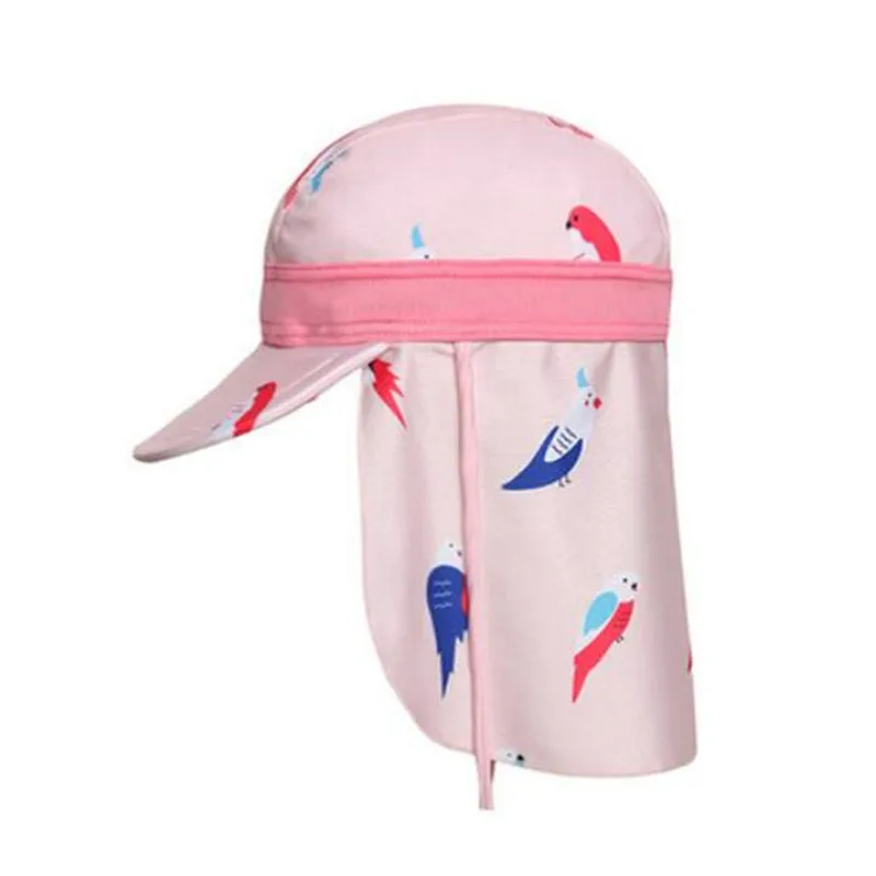 Новые модели, купальный костюм из двух предметов для девочек 2-10 лет, розовая купальная одежда для малышей, купальный костюм для девочек с шапочкой для плавания, детский купальный костюм с длинными рукавами