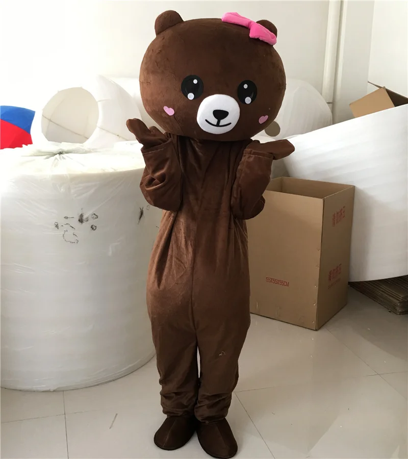 Забавный костюм талисмана коричневого медведя на Хэллоуин, костюм для взрослых, косплей, вечерние костюмы для игр, одежда для рекламы, карнавал, Рождество, Пасха - Цвет: Style 7
