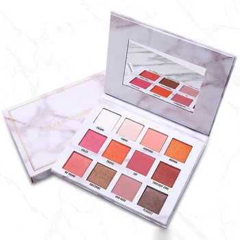 

Lameila 12 Colors Eye Shadow Palette Pigmented Matte Shimmer Eyeshadow Loose Powder Long-lasting Waterproof Makeup Palette TSLM1