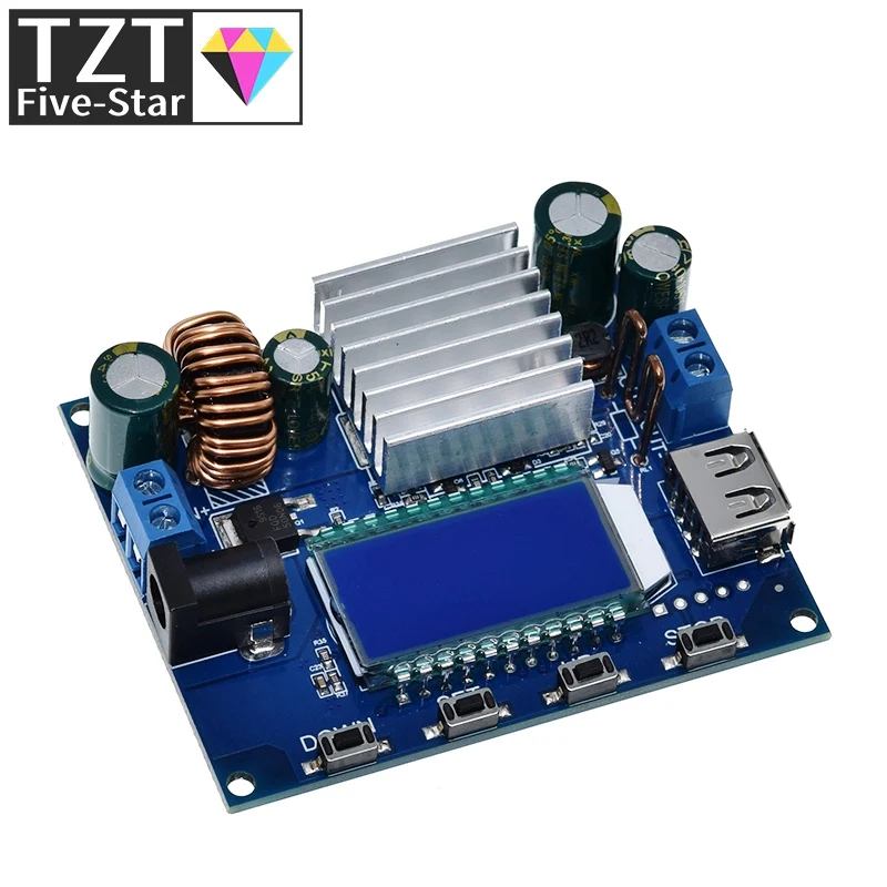 SK35L DC 0 6-30V 4A 35W 5V 6V 9V 12V 24V Boost/Buck CC CV Регулируемый Модуль питания постоянного тока