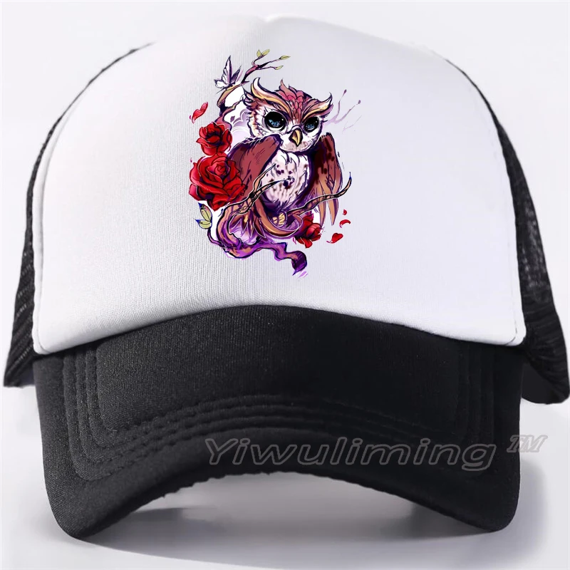 New Brand Owly Potter Baseball Cap Women Men Snapback Mesh Hat Trucker Outdoor Sports Shade Cap Dropshipping - Цвет: 1