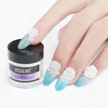 Rosalind DIY Советы для дизайна ногтей акриловая жидкая пудра для ногтей маникюр полимер строительный лак салон скульптура ногти F2C0