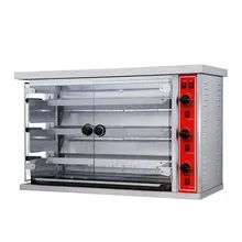 MEJ-3P Commercial Gas Roast Duck Oven Fully Automatic Rotating Grilled fish Barbecue Machine Grill Electric Oven Chicken Oven