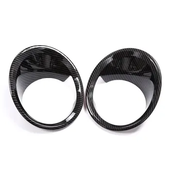

2Pcs Carbon fiber pattern Front Fog Light Lamp Cover Trim Car Accessories For Bmw X1 F48 2016-2018 Accessories
