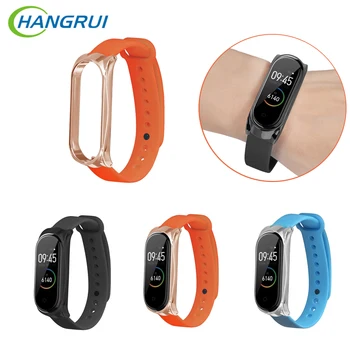 

HANGRUI Mi Band 4 Silicone Carbon Fiber Texture Smart Replacement Strap For Xiaomi Mi Band 4 NFC Global Smart Bracelet Wristband