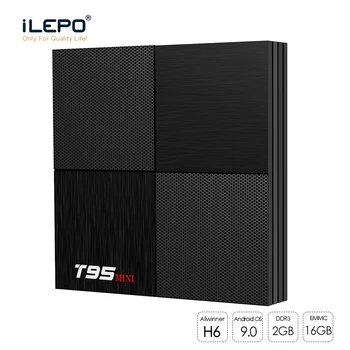 

ILEPO Android 9.0 TV BOX Allwinner H6 Smart Tv 4k Media Player Tv Box Tv HDMI 2.0 2.4GHz WiFi 2GB 16GB Smart TV Box
