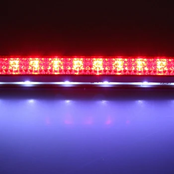 

Universal License Plate Frame Cover LED Super bright Decoration With Brake Light Aluminum billet