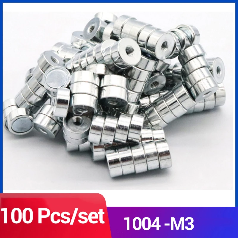 

100 Pcs Led Magnet 1004-M3 Led Module Magnet Screws For Indoor Led Display Modules Inside Thread Led Screen Magnet Screw