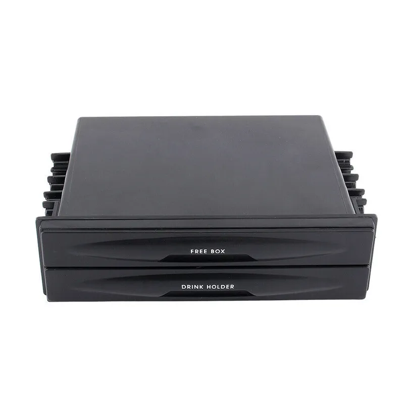 

Car Double/Single Din Radio Pocket Kit Drink Cup Holder Storage Box Car Accesssories Interior Auto Trunk Organizer Mounts