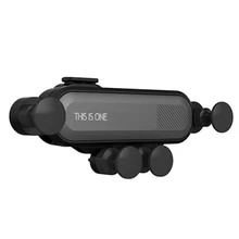 FFYY-Универсальный гравитационный кронштейн, автомобильный держатель для телефона, крепление на вентиляционное отверстие, подставка, зажим для смартфона, автомобильный держатель для Iphone X Xs Max Samsu