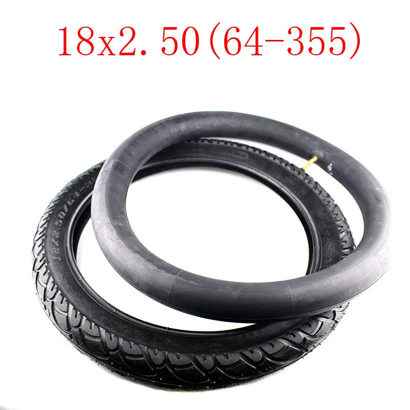 New 18 Inch Bicycle Rubber Inner Tube Fits 18 Inch Tires 