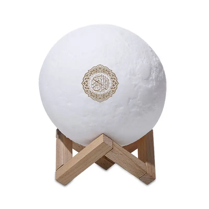 Quran Bluetooth динамик s пульт дистанционного управления светодиодный Nigt Moon лампа quran динамик Лидер продаж
