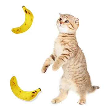 

Teeth Grinding Catnip Toys Interactive Plush Cat Toy Pet Kitten Chewing Vocal Toy Claws Thumb Bite Cat 13cm Banana Carrot #15