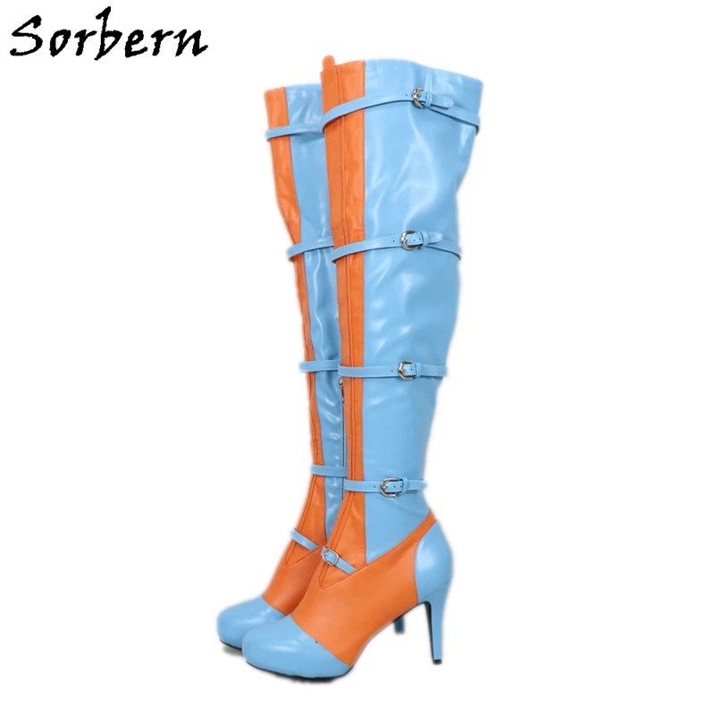 custom thigh high boots