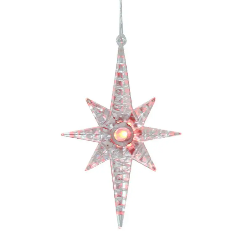 3 New Christmas Ornament White Snowflakes Acrylic Craft Christmas Snowflake Tree Window Transparent Ornaments Decorations For Home - Цвет: 3