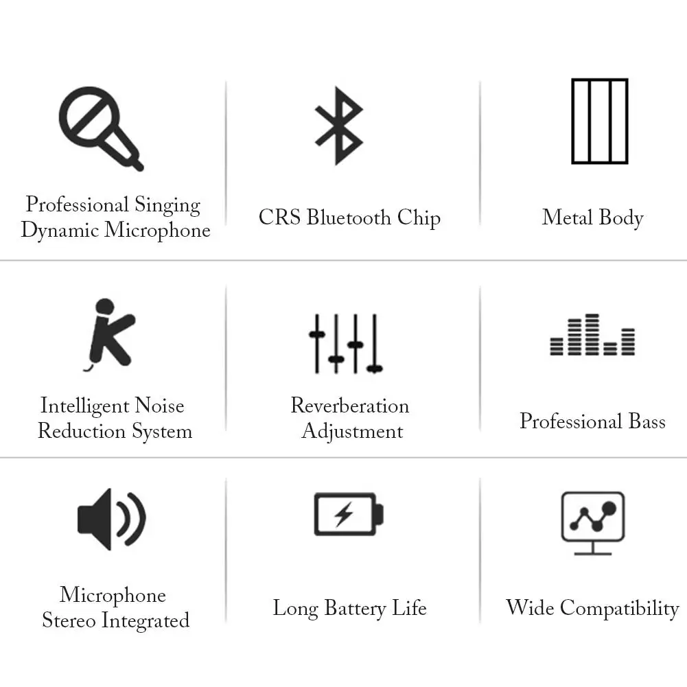 Q008 Bluetooth микрофон беспроводной микрофон с мигающими огнями портативный ручной микрофон динамик для дома