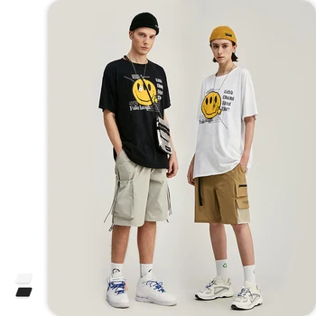 

VIMASS Short-sleeved 100% cotton short-sleeved cool basketball men's t-shirt casual summer loose men's t-shirt men's t-shirt