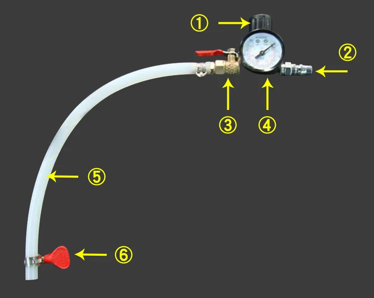 Side Test Tool for automobile water tank