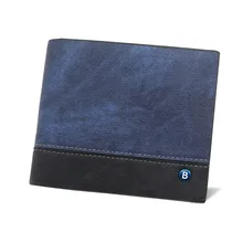 Винтажный Мужской кошелек из синтетической кожи, короткий Одноцветный мини-кошелек, кошельки, дизайн, кошелек для долларов, Тонкая матовая сумка для денег