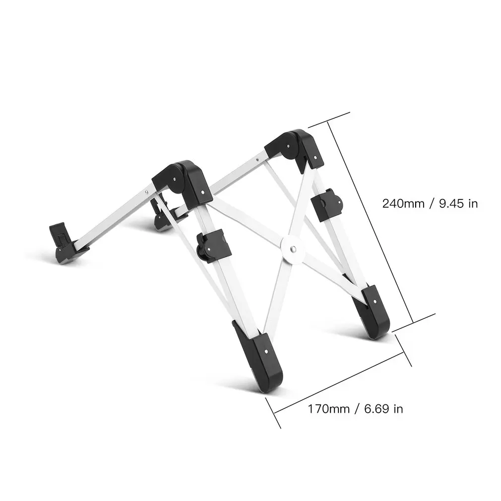 Складная портативная подставка для ноутбука Угол обзора/регулируемая высота качественный кронштейн из алюминиевого сплава поддержка 10-17 дюймов ноутбук
