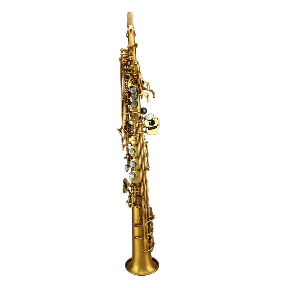 

Tide music intermediate saxophone soprano original brass clear lacquered