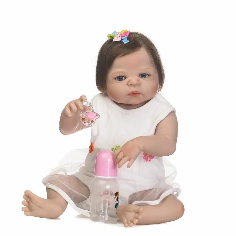

All Silicone Doll Baby 56CM 20inch NPK Doll Bebe Reborn Dolls Girl Lifelike Reborn Doll Fashion Boy Newborn Reborn Babies