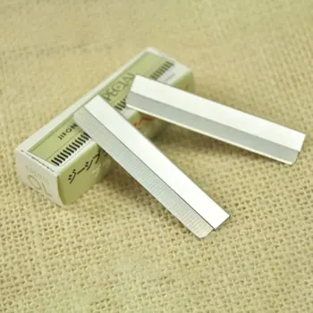 

100 pcs Feather Repair Eyebrow Trimmer Blade For Stainless Steel Alloy Shaving Brow Eyebrow Razor Blade Shaving Knife Wholesale