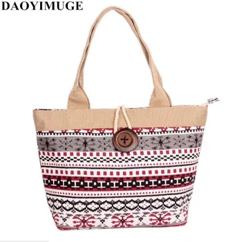 

2020 new export women's printed canvas bag single-shoulder handbag