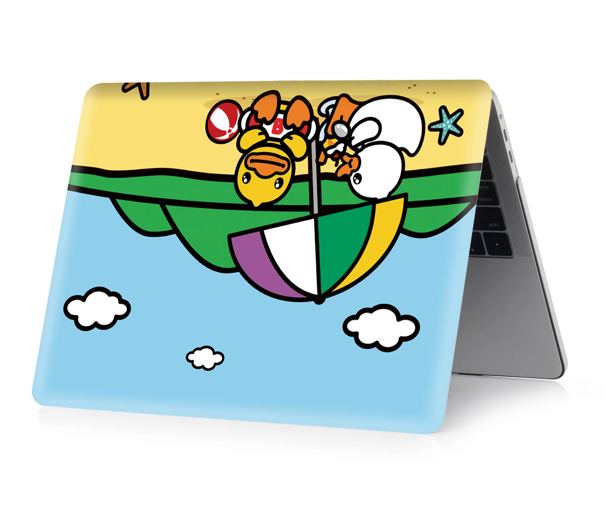 Чехол для ноутбука с принтом для MacBook Air Pro retina 11 12 13 15 для Mac Pro 13,3 15,4 дюймов с сенсорной панелью ID+ крышка клавиатуры