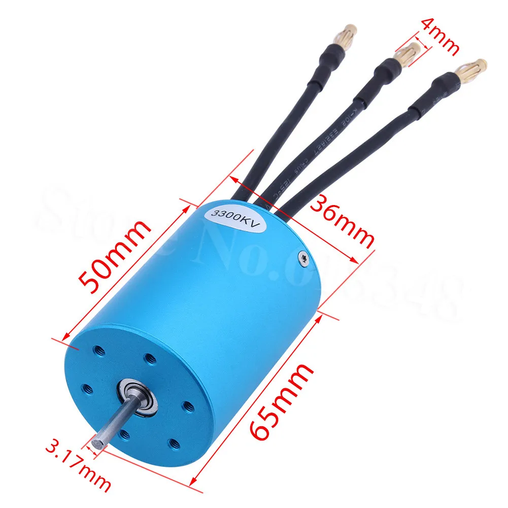HSP 03302 540 бесщеточный двигатель 3300KV Электрический 3650 для 1/10 RC багги монстр
