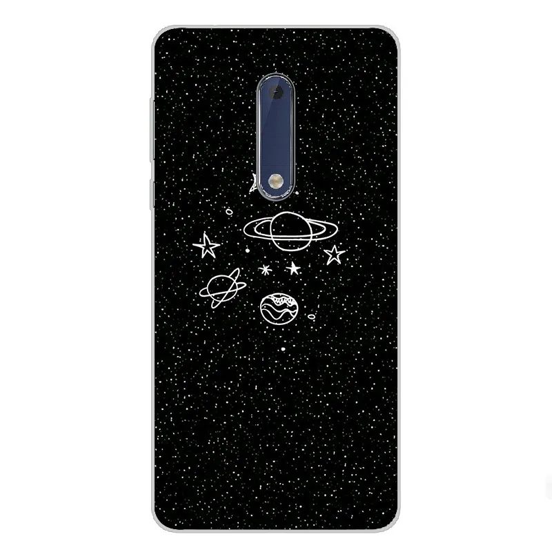 Ciciber звездное небо для Nokia 8 7 1 6 5 3 2 Plus Мягкий силиконовый прозрачный ТПУ X7 X6 X5 X3