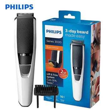 

Philips BT3206/14 Electric Shaver Series 3000 Beard Trimmer with 45 Min Cordless Use/10h Charge Stainless Steel Blades for Men