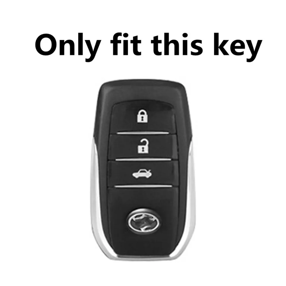 Di alta qualità In fibra di Carbonio New car key caso di shell della copertura Completa Per Toyota Crown Highlander new RAV4 Camry Carola Leling prado 2020 - H5d872e32505c45038a0b075f3016d58eR