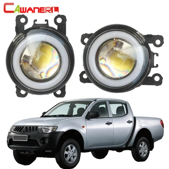 

Cawanerl For Mitsubishi L200 KB_T KA_T Pickup 2005-2012 Car LED Bulb Fog Light COB Angel Eye Daytime Running Lamp 3000LM 12V
