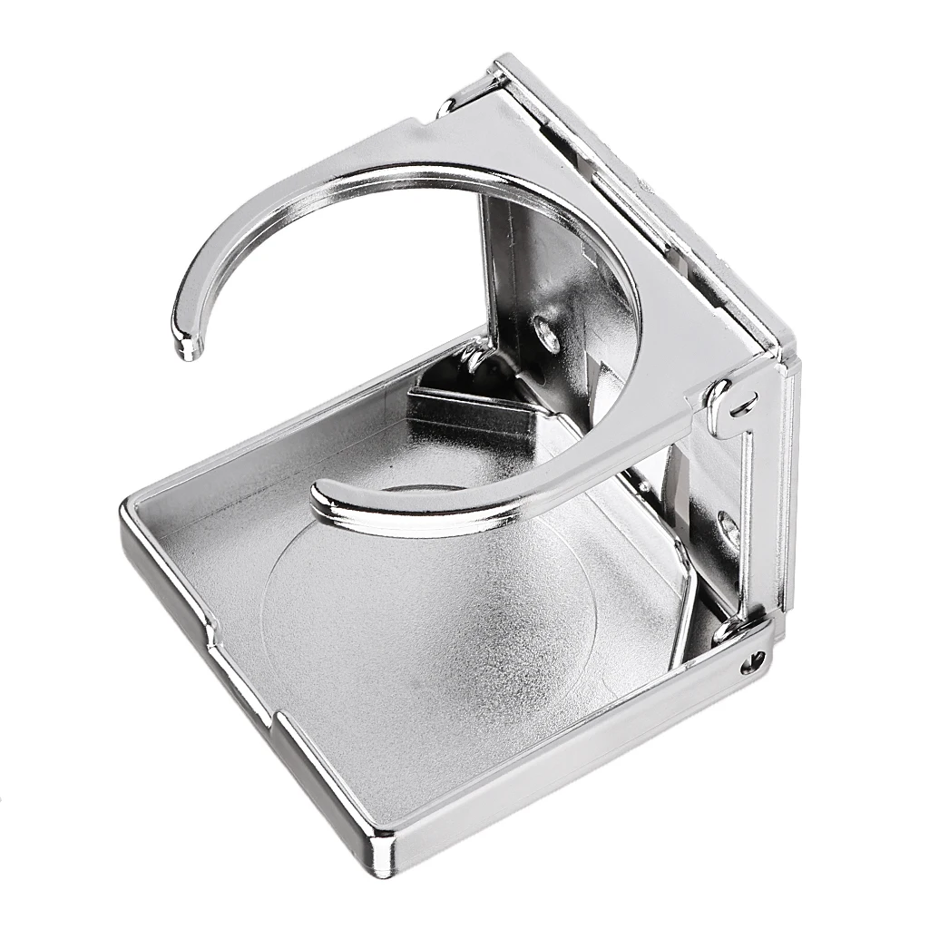 1 Pair Folding Beverage Drink Cup Holder for Car Boat Marine Foosball Table