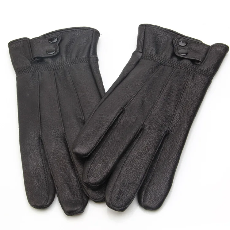 Мужские деловые кожаные перчатки дышащие мужские замшевые перчатки с оленями