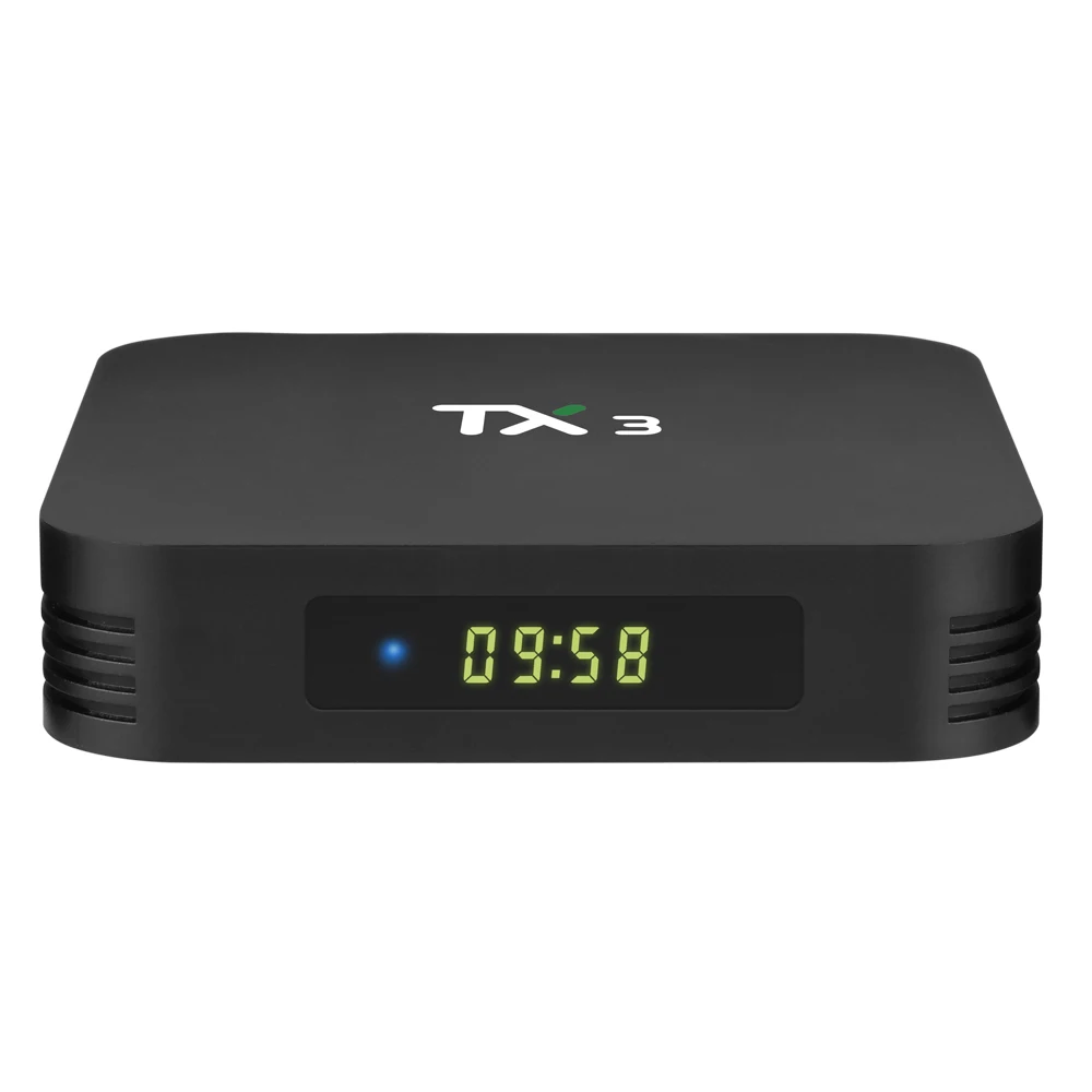 Tanix TX3 Smart tv BOX Android 9,0 Amlogic S905X3 8K медиаплеер 4 Гб ОЗУ 32 Гб 64 Гб ПЗУ 2,4 г/5 ГГц двойной Wifi BT H.265 телеприставка