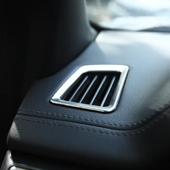 

Daefar Air outlet conditioning Cover stainless steel frame Car Accessories 2pcs/Set For Ford Everest 2015 2016 2017