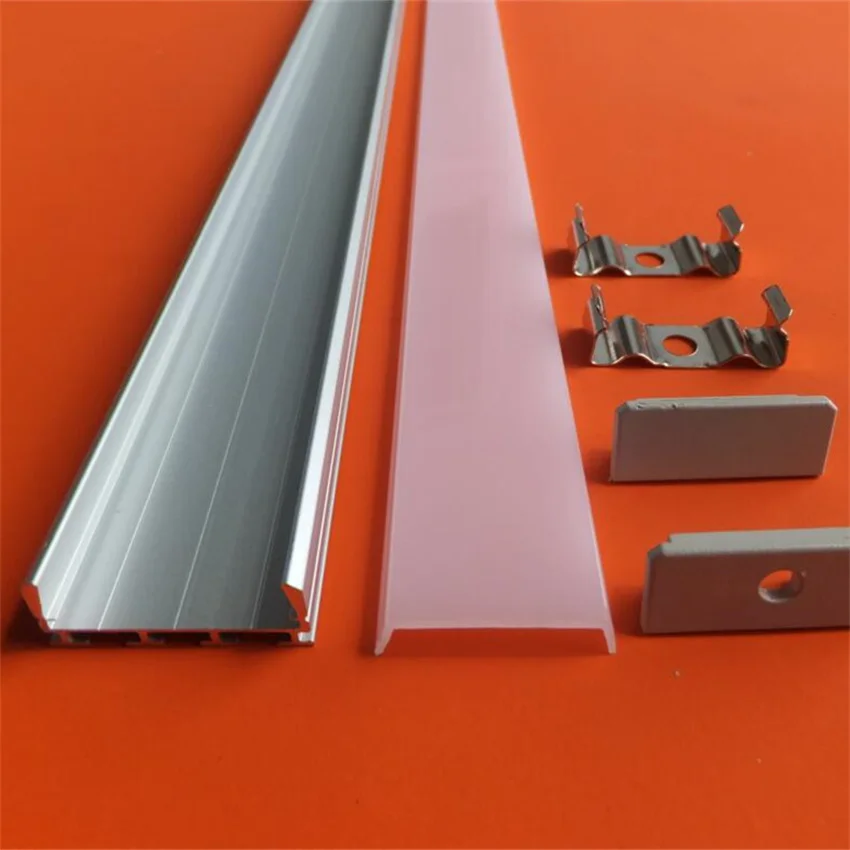 1.5m/pcs  Free Shipping U Shape Aluminum Channel  Anodized Silver Track Internal Width 24mm  for Cabinet Kitchen LED Strip free shipping 4x2x0 2m inflatable air track gym air mat air tumbling floor mats inflatable gym air mat tumble track for sale