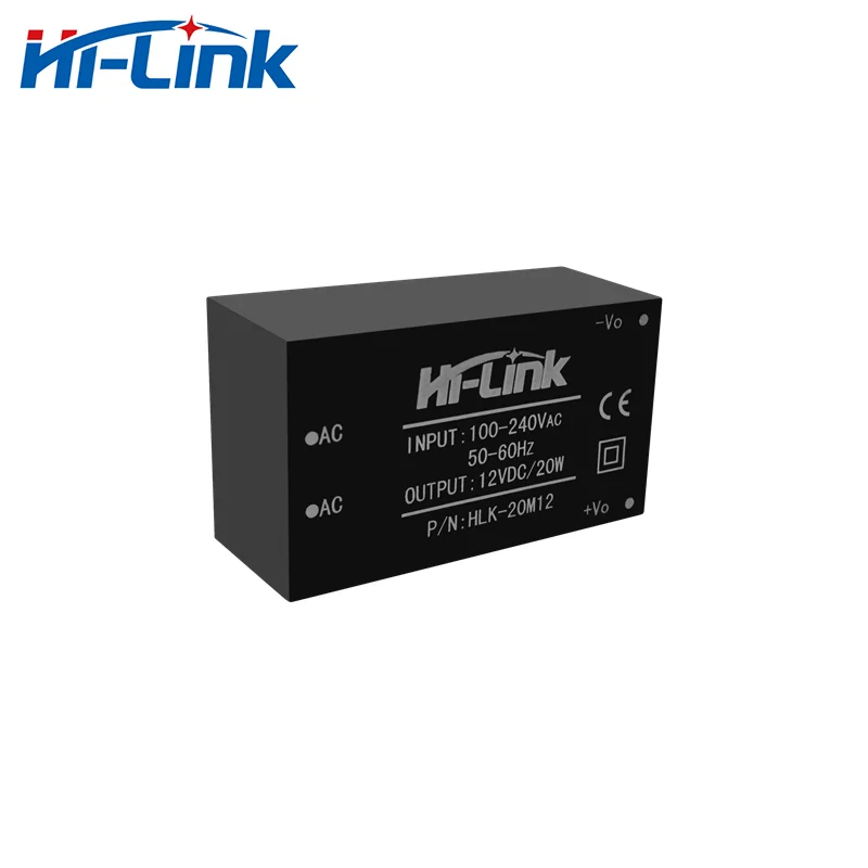 Hi-Link AC DC Circuit Converter Power Module HLK-20M12 220V to 12V 20W Isolated Switching Step Down