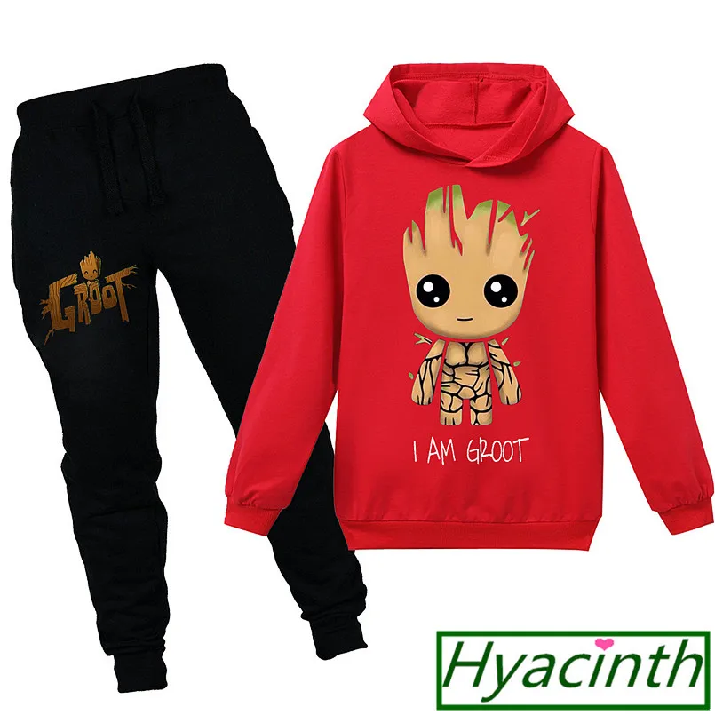I am groot/куртка для мальчиков детское тонкое пальто Одежда для маленьких мальчиков и девочек детские топы для девочек с изображением Мстителей, Детская футболка одежда с капюшоном