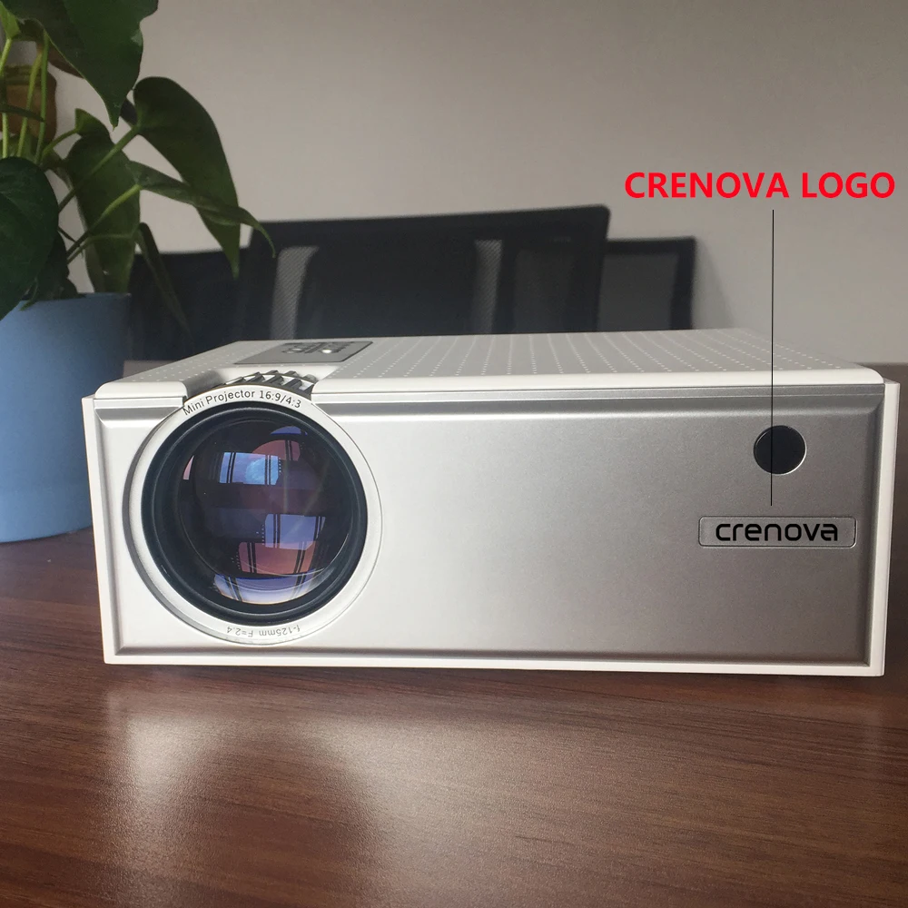 CRENOVA новейший видеопроектор C8 1280*720P поддержка 4K видео через HDMI домашний кинотеатр светодиодный проектор Android