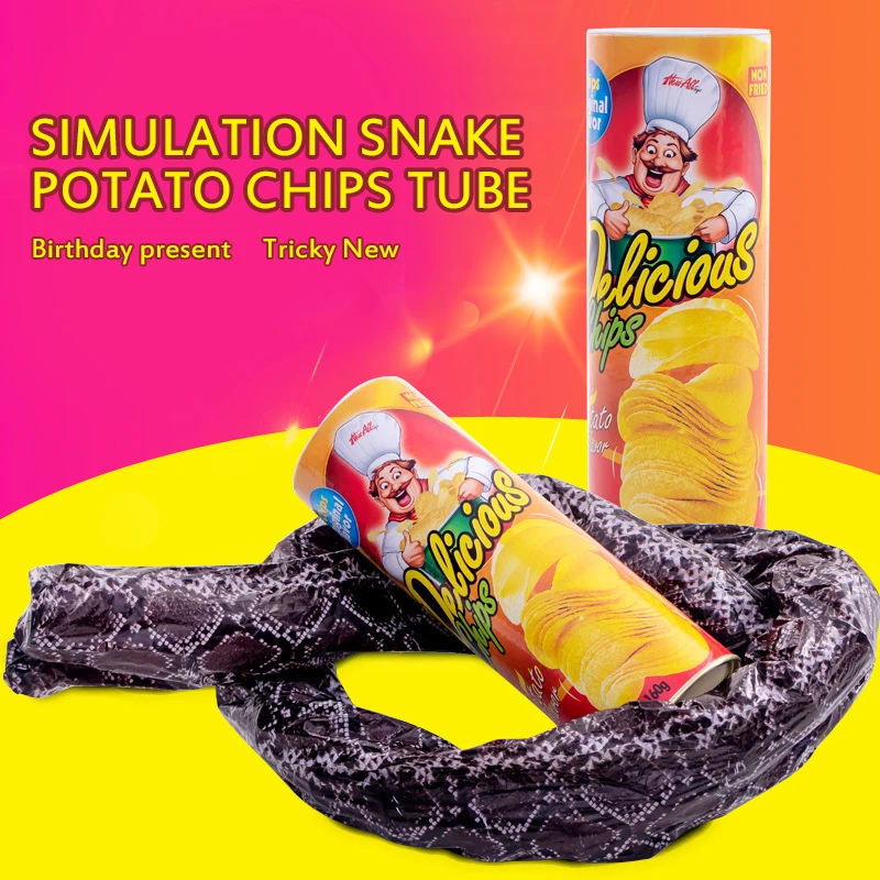 Papa divertido Chip puede saltar primavera serpiente cucaracha de juguete regalo tonto de abril Día decoración del partido de Halloween broma y truco divertido broma Juguetes de los niños