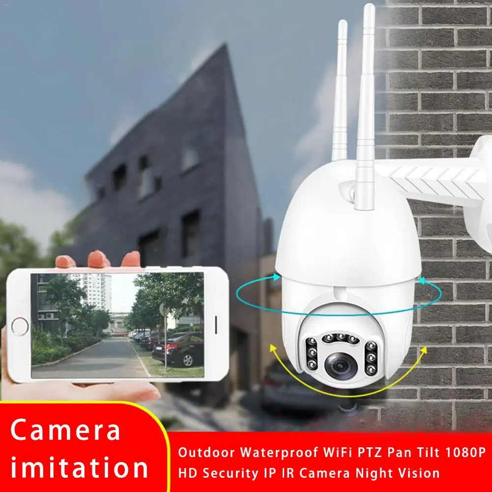 2,5 дюймов купольная камера Привод поворота для поворотной камеры с увеличительным объективом 1080P HD Безопасности IP ИК камера ночного видения 360 градусов беспроводной WiFi Открытый мини-камера