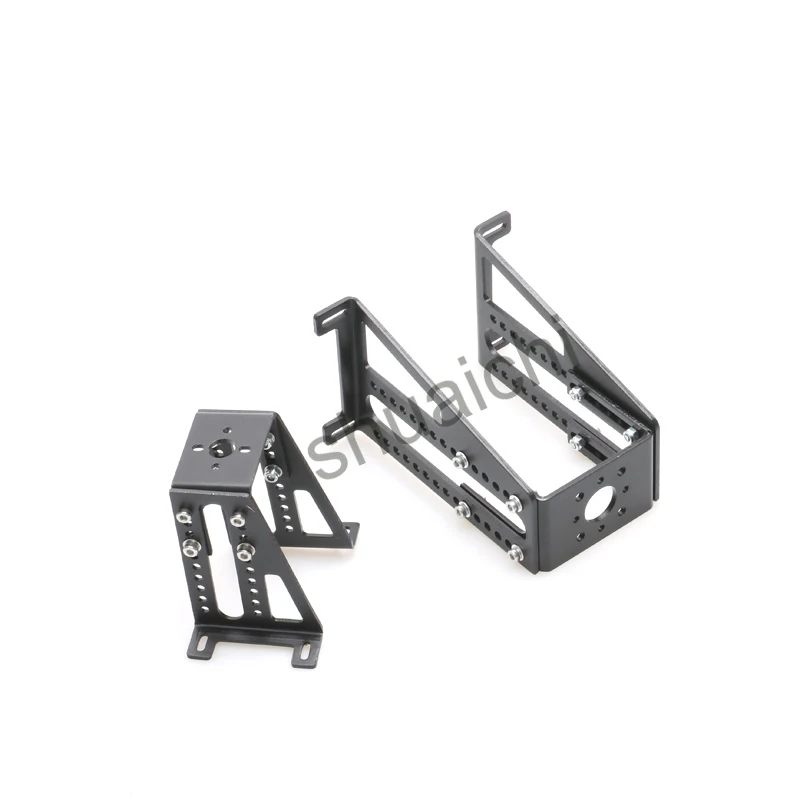 Support moteur drone RC en métal réglable 50-110mm installé sur un drone multirotor