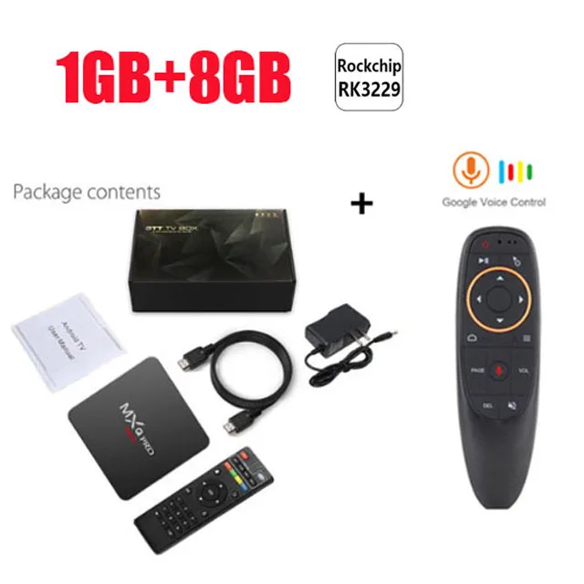 3229 1GB 8GB G10 MXQ Pro Android 7,1 smart tv Box 2 Гб ОЗУ 16 ГБ чип Amlogic S905W 2,4G WiFi 4K Google Netflix Youtube медиаплеер телеприставка - Цвет: 3229 1GB 8GB G10